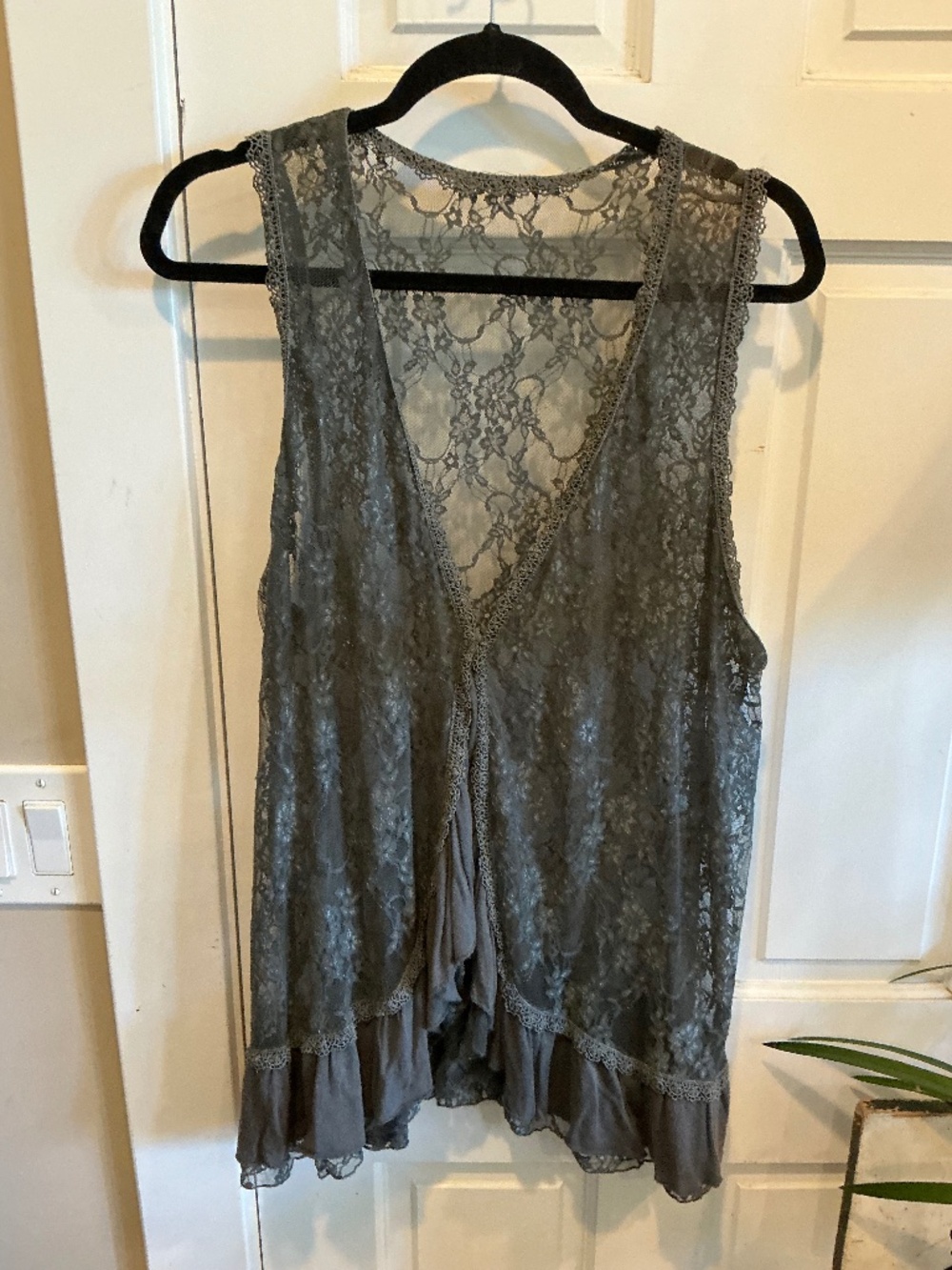 Lacey style pull over top!  Oversized